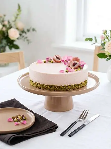 春日綻放玫瑰荔枝慕斯